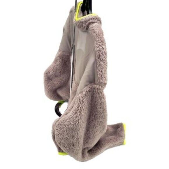 SOLD OUT Grey Nike 1/4 Zip Sherpa Fleece Crop Top - XL - Picture 5 of 7